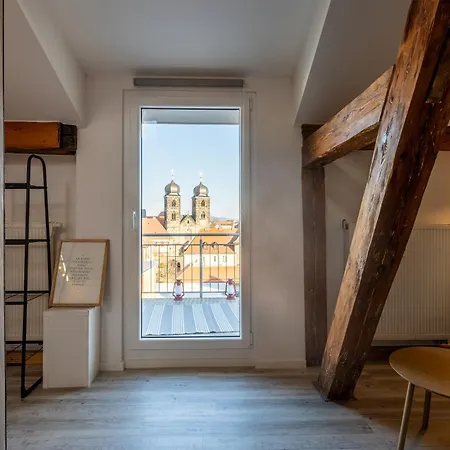 Sevenhills Charmantes Dachgeschoss, Balkon, Bahnhofsnaehe * 밤베르크