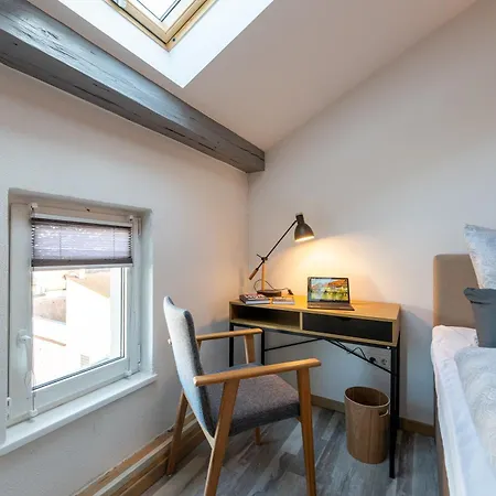 아파트 Sevenhills Charmantes Dachgeschoss, Balkon, Bahnhofsnaehe 밤베르크